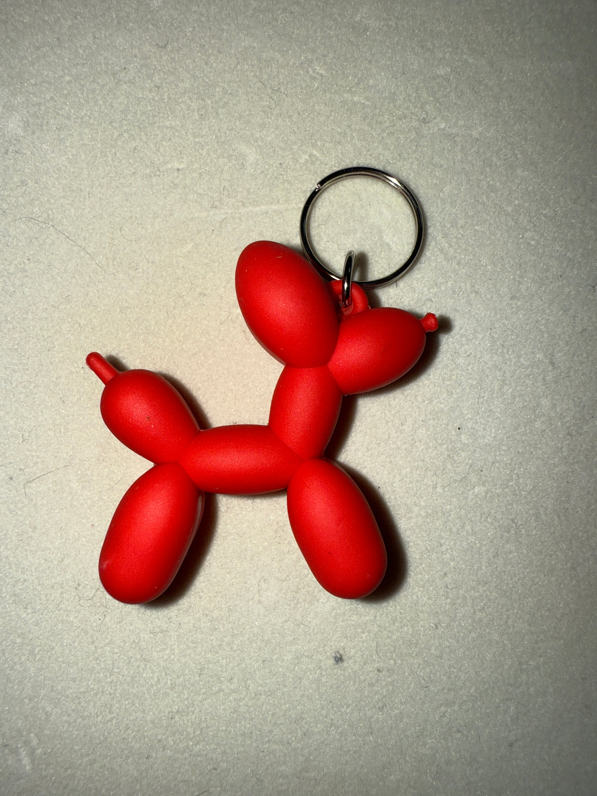 Red Silicone ballon dog