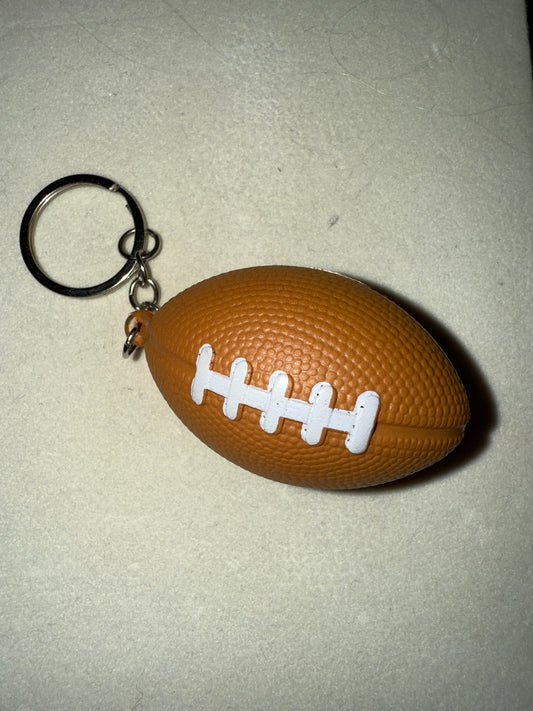 Foam football keychain