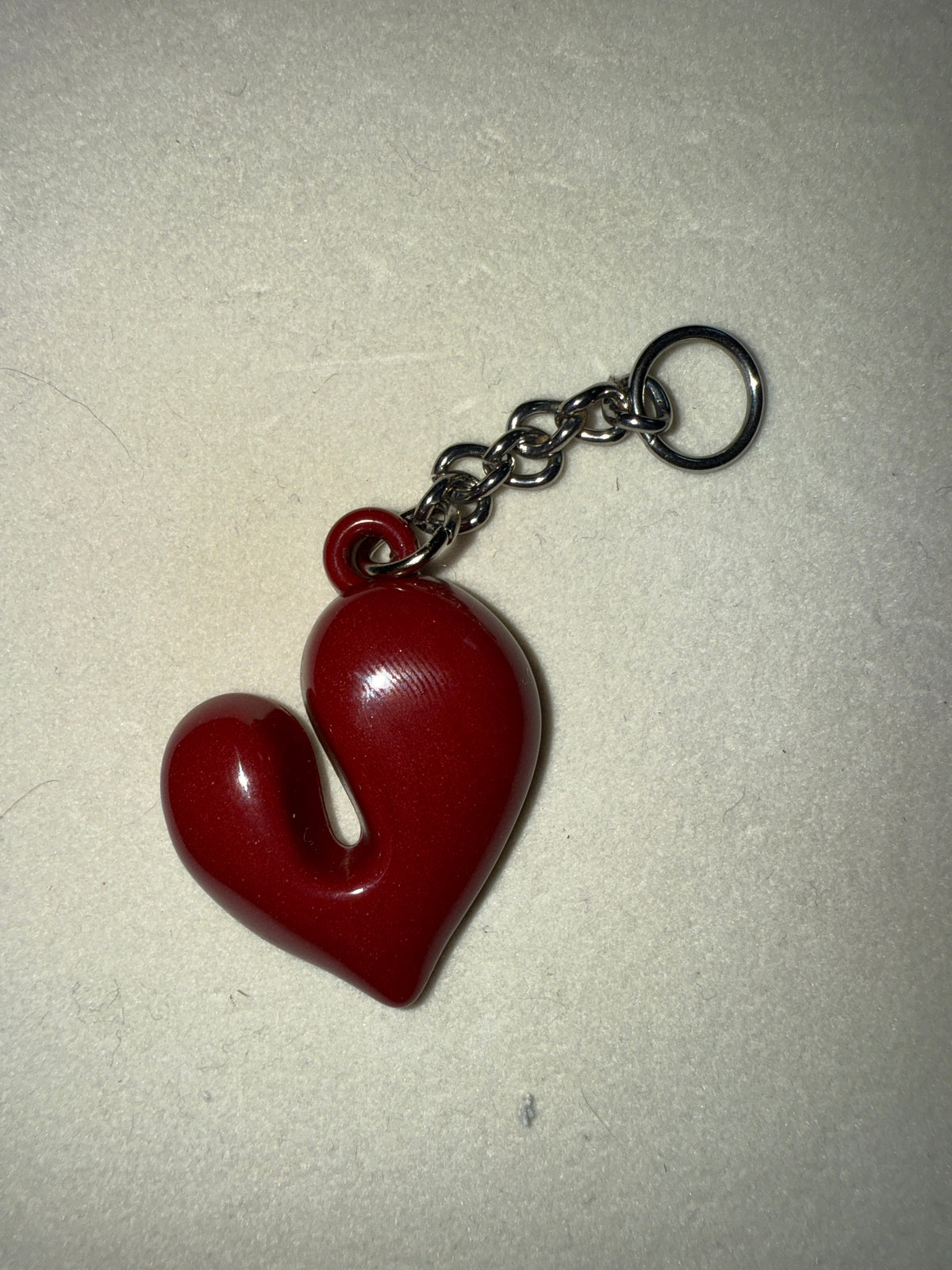 Heart keychain