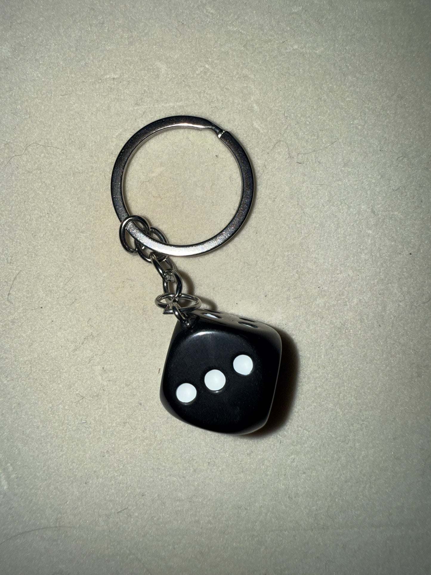 Dice keychain